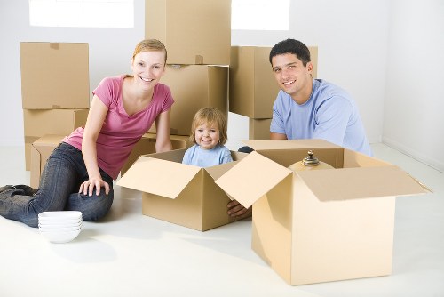 Removal team handling a home move in Earlsfield