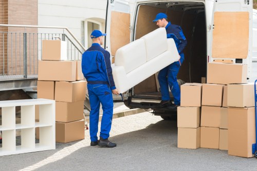IT equipment and office technology prepared for an Earlsfield move