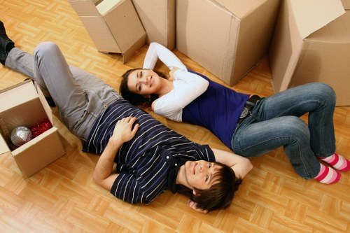 Organised belongings placed into Earlsfield storage